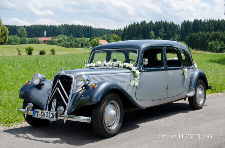 11CV-Commerciale Oldtimer Hochzeitsauto