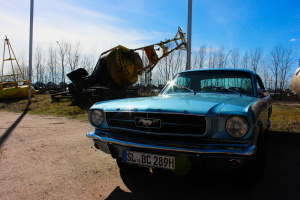 Ford Mustang Oldtimer Hochzeitsauto