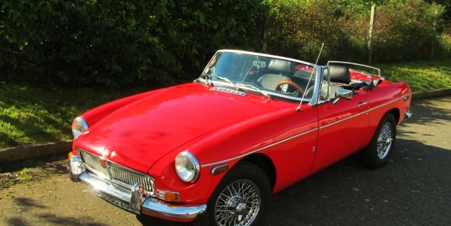 MGB Oldtimer Hochzeitsauto