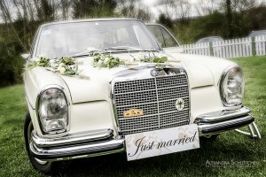Mercedes W108 Oldtimer Hochzeitsauto