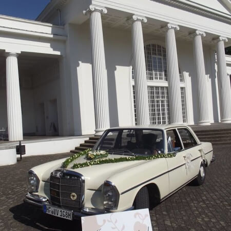 Mercedes W108 Oldtimer Hochzeitsauto