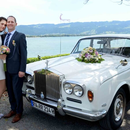 Rolls Royes Silver Shaodow Oldtimer Hochzeitsauto