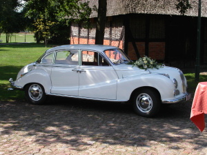 BMW 501 Barockengel Oldtimer Hochzeitsauto