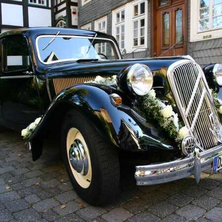 Citroen 15CV Oldtimer Hochzeitsauto