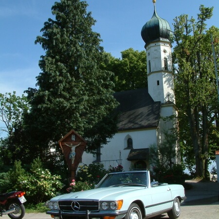 Mercedes Oldtimer Hochzeitsauto