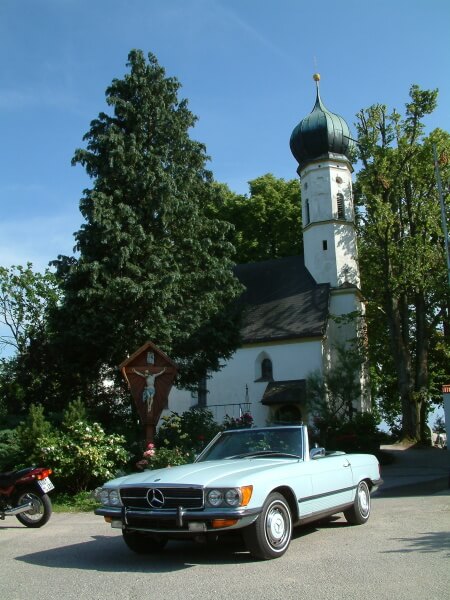 Mercedes Oldtimer Hochzeitsauto