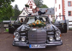 Mercedes Oldtimer Hochzeitsauto