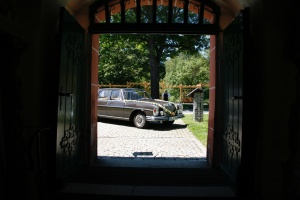 Mercedes Oldtimer Hochzeitsauto