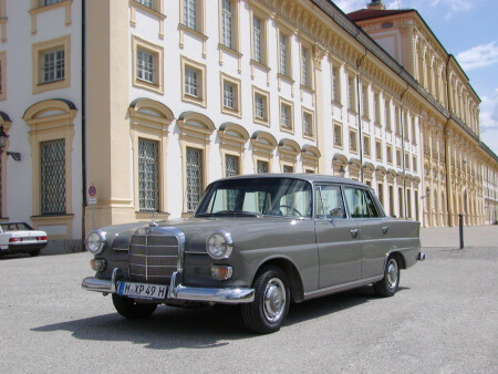 Mercedes Oldtimer Hochzeitsauto