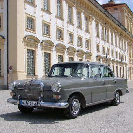 Mercedes Oldtimer Hochzeitsauto