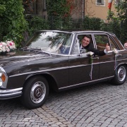 Mercedes Oldtimer Hochzeitsauto