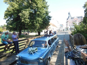 Trabi Strechlimousine Oldtimer Hochzeitsauto