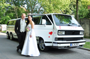 VW Bus Strechlimousine Oldtimer Hochzeitsauto