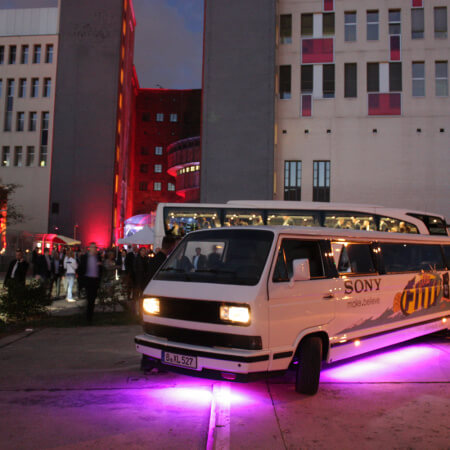 VW Bus Strechlimousine Oldtimer Hochzeitsauto