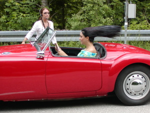 Austin Healey Oldtimer Hochzeitsauto
