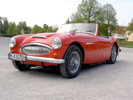 Austin Healey Oldtimer Hochzeitsauto