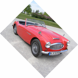 Austin Healey Oldtimer Hochzeitsauto
