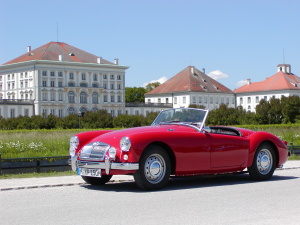 MG Oldtimer Hochzeitsauto