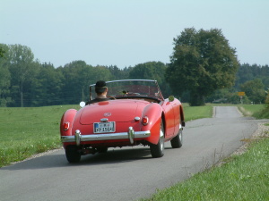 MG Oldtimer Hochzeitsauto