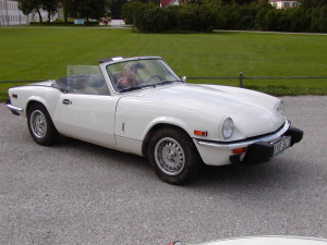 Triumph Oldtimer Hochzeitsauto