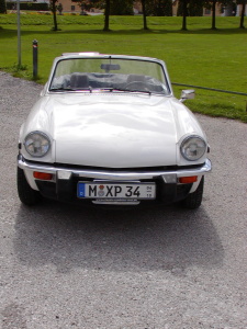 Triumph Oldtimer Hochzeitsauto