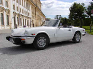 Triumph Oldtimer Hochzeitsauto