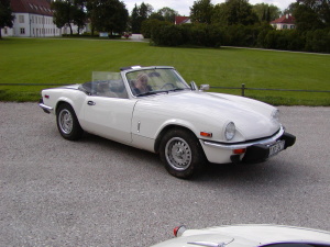 Triumph Oldtimer Hochzeitsauto