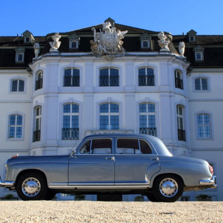 Mercedes Oldtimer Hochzeitsauto