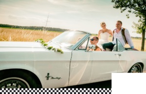Ford Mustang Oldtimer Hochzeitsauto