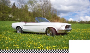 Ford Mustang Oldtimer Hochzeitsauto