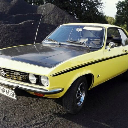 Opel Manta Oldtimer Hochzeitsauto