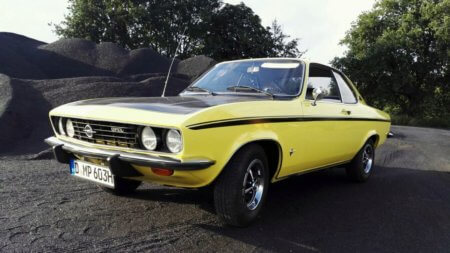 Opel Manta Oldtimer Hochzeitsauto