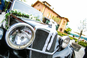 Riley Oldtimer Hochzeitsauto