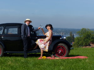 Riley Oldtimer Hochzeitsauto