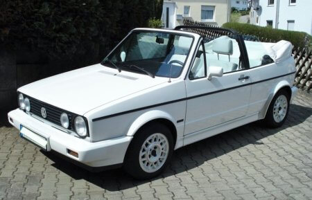 VW Golf Cabrio Oldtimer Hochzeitsauto