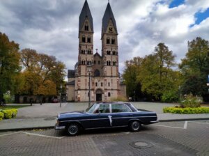 Mercedes 300 SEL Oldtimer Hochzeitsauto Oldtimerzentrale