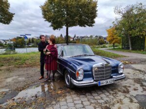 Mercedes 300 SEL Oldtimer Hochzeitsauto Oldtimerzentrale