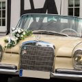 Mercedes Cabrio Oldtimer Hochzeitsauto