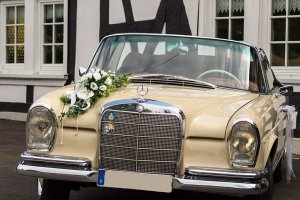 Mercedes Cabrio Oldtimer Hochzeitsauto
