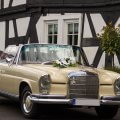 Mercedes Cabrio Oldtimer Hochzeitsauto