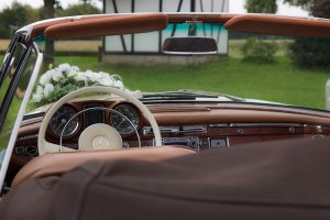 Mercedes Cabrio Oldtimer Hochzeitsauto