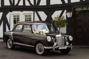 Mercedes Ponton Oldtimer Hochzeitsauto