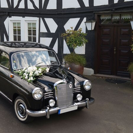 Mercedes Ponton Oldtimer Hochzeitsauto