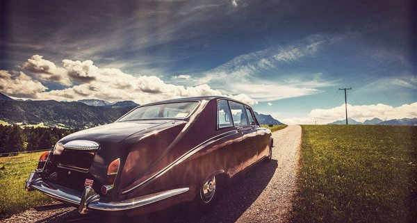 Daimler Oldtimer Hochzeitsauto