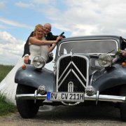 Brautpaar Oldtimer Hochzeit 11 CV