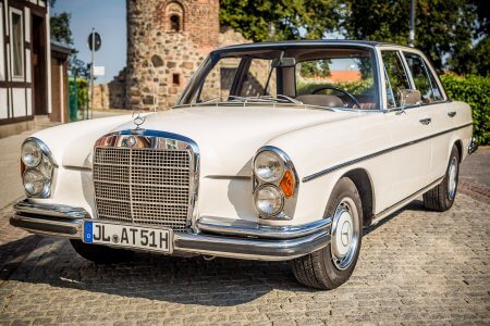 Mercedes Oldtimer Hochzeitsauto