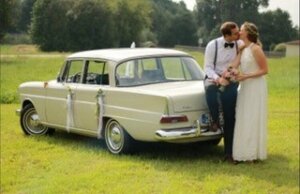 Mercedes Benz Oldtimer Hochzeitsauto