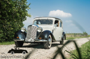 Mercedes Oldtimer Hochzeitsauto