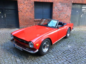 Triumph-TR6 Oldtimer Hochzeitsauto