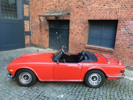 Triumph-TR6 Oldtimer Hochzeitsauto